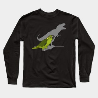 t-rex shadow - yellow naped amazon Long Sleeve T-Shirt